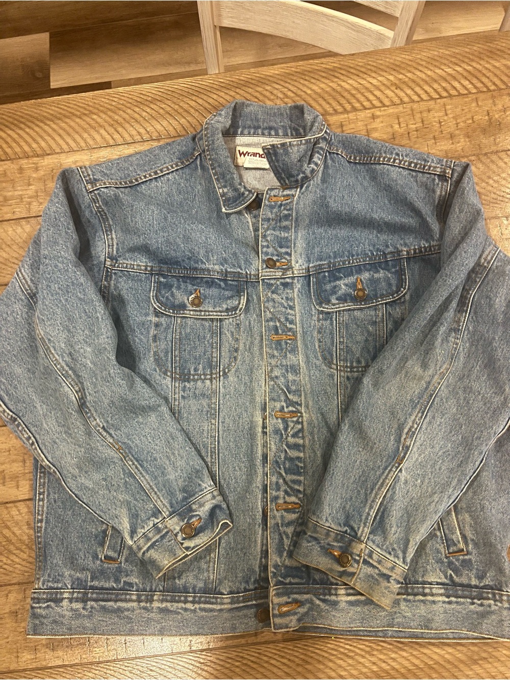 Wrangler Blue Denim Shirt Jacket